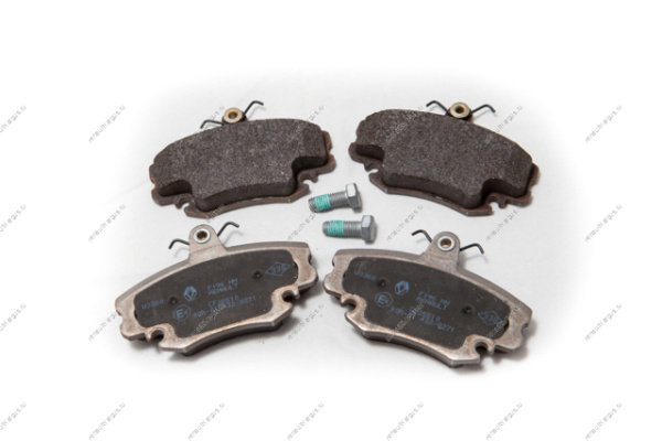 Колодки тормозные передние LADA Largus/Logan 04-/Sandero 08-/Clio 91- 8 кл. к-т 1коробка с 4 шт. с датчиком универсал (с усиками) ASAM-SA