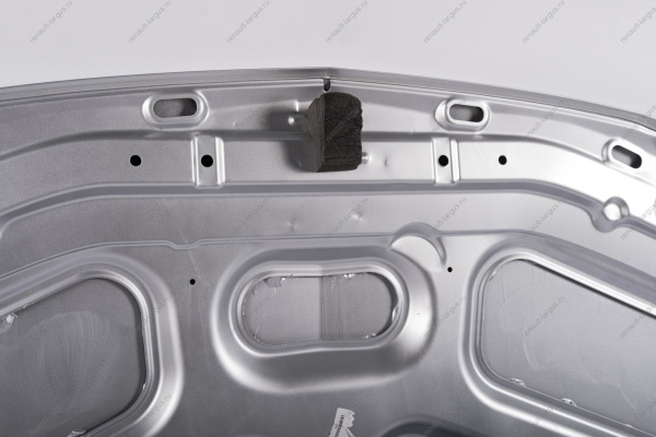 Капот LADA Largus/Лада Ларгус крашеный 242 Серый базальт (Серо-бежевый) с герметиком, герметик только по шву Начало