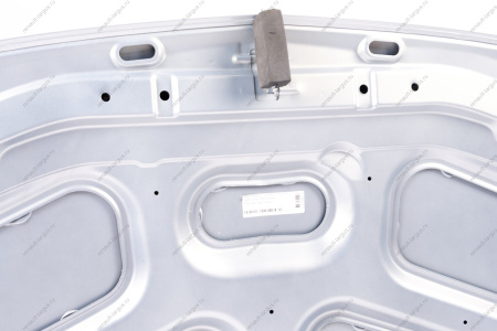 Капот RENAULT Logan/Рено Логан крашеный 632 Gris boreal Серебристый фаза 1 Начало