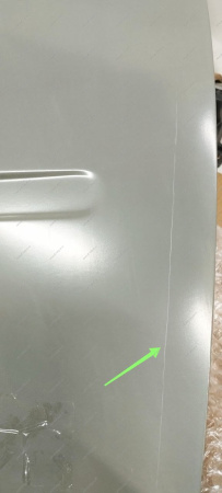 УЦЕНКА Дверь новая LADA Largus (FL) NEW передняя правая без молдинга, с отв.под личинку ( Грубое замятие, несколько тычков ) Lada