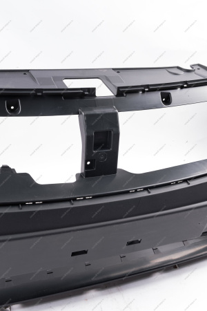 Бампер передний с отверстиями под накладки , с крышкой окна под буксирную проушину (под покраску) LADA Largus Cross (FL) NEW Lada