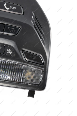 Блок освещения салона LADA Vesta/XRAY 1-го ряда (для а/м с ЭРА ГЛОНАСС) (цвет ЧЕРНЫЙ) Lada