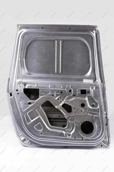 Дверь LADA Largus задняя левая (глухая) крашеная (без отв. под молдинг) 624 Серое плато Lada