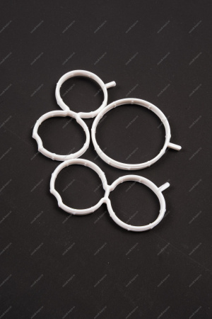 Комплект уплотнителей для ресивера и дроссельной заслонки с электронной педалью газа БЕЛЫЙ 3шт к-т ВАЗ-21116 БРТ