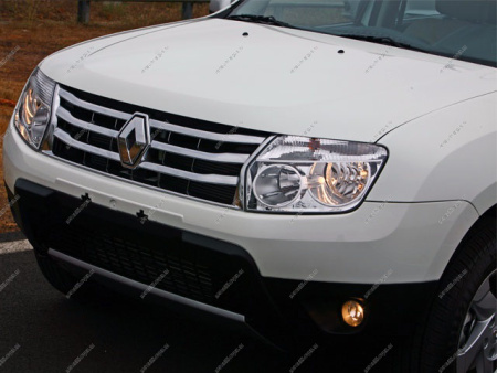 Крыло переднее левое RENAULT Duster крашеное Белый лед 369 API