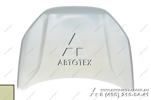 Капот LADA Vesta Sedan/SW/ SW Cross/Веста в цвет 247 Карфаген (Серо -бежевый металлик), герметик только по шву АвтоВАЗ