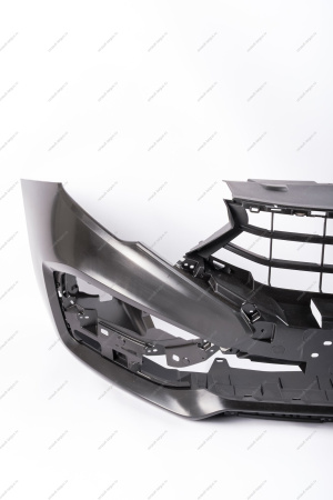 Бампер передний неокрашенный без отверстий под датчики системы парковки ( под покраску) LADA Vesta NG Lada