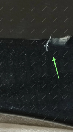 Крыло новое переднее левое LADA Vesta SW Cross крашеное 676 Черная жемчужина (черный) Lada