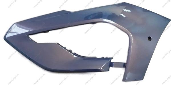 Накладка переднего бампера левая с отверстием под датчик слепой зоны цвет Фантом LADA Vesta SW Cross FL Lada
