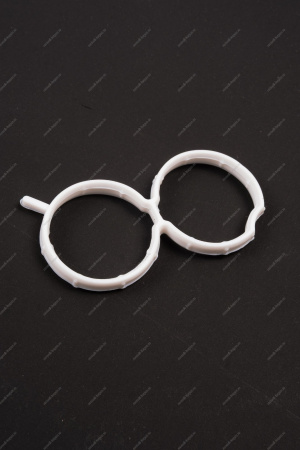 Комплект уплотнителей для ресивера и дроссельной заслонки с электронной педалью газа БЕЛЫЙ 3шт к-т ВАЗ-21116 БРТ