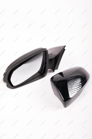 Зеркало LADA Vesta левое в сборе с накладкой под покраску электропривод , обогрев с повторит поворота MIRR