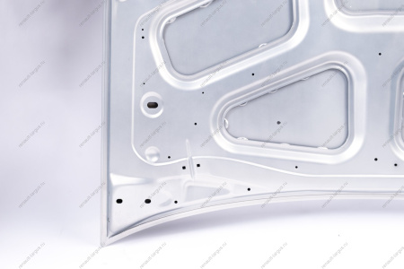 Капот RENAULT Logan/Рено Логан крашеный 632 Gris boreal Серебристый фаза 1 Начало