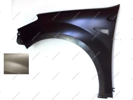 Крыло левое RENAULT Sandero крашеное Gris Basalte KNM Светлый базальт API