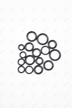 Комплект колец уплотнительных для подключения радиатора кондиц. (универс., 16 шт.) Luzar