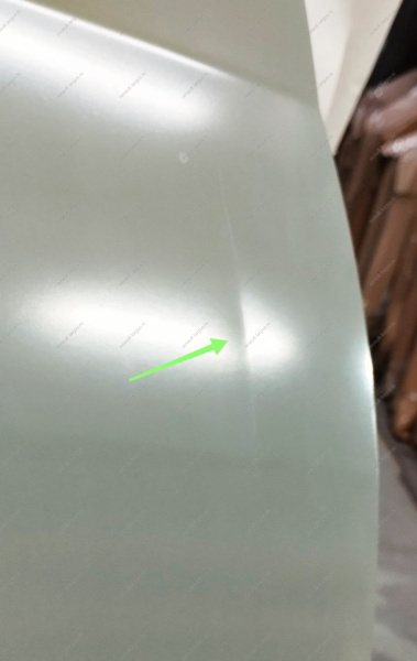 УЦЕНКА Дверь новая LADA Largus (FL) NEW передняя правая без молдинга, без отв.под личинку ( Грубое замятие, несколько тычков ) Lada