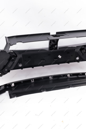 Бампер передний с отверстиями под накладки , с крышкой окна под буксирную проушину (под покраску) LADA Largus Cross (FL) NEW Lada