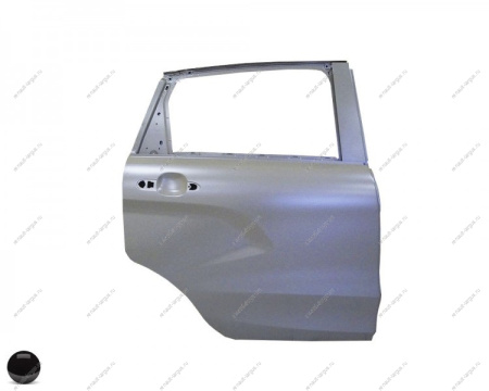 Дверь LADA XRAY задняя правая крашеная 676 Черная жемчужина (черный) АвтоВАЗ