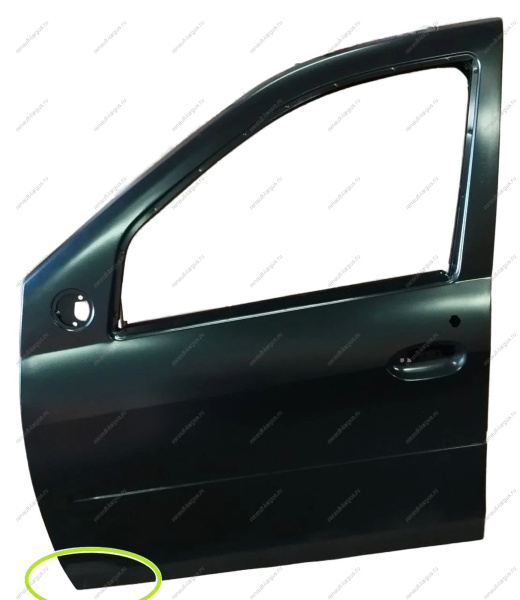 Дверь передняя левая (без отв.под молдинг) LADA Largus/RENAULT Logan 04-13 GAMMA