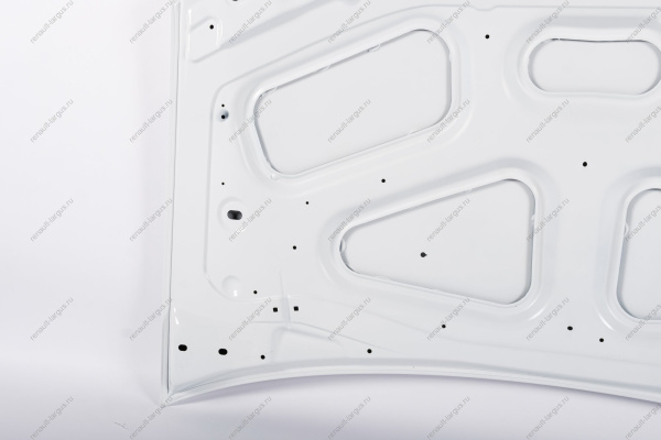 Капот LADA Largus/Лада Ларгус крашеный 221 Ледниковый (Белый) с герметиком, герметик только по шву Начало