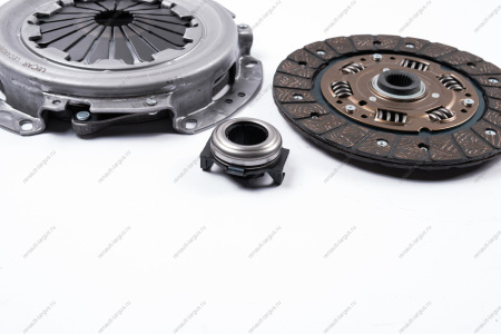 Комплект сцепления Renault Logan, Sandero I/II 1.6 K7M, Lada Largus 1.6 K7M 200 мм, 26 шлицов,трос. привод, с выжимным подшипником (в упак. LECAR) Lada