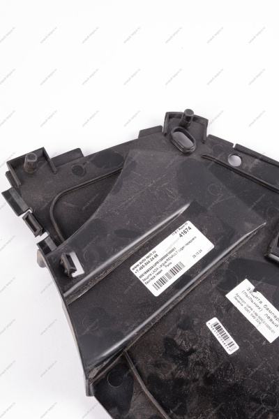 Защита LADA Largus/RENAULT Logan переднего бампера левая Рысь