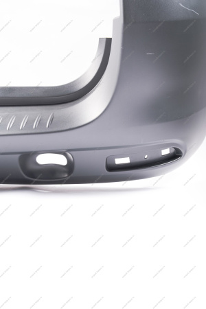 Бампер задний Лада Ларгус (не окраш) с тиснением (шершавый) без отверстий под парктроник Lada