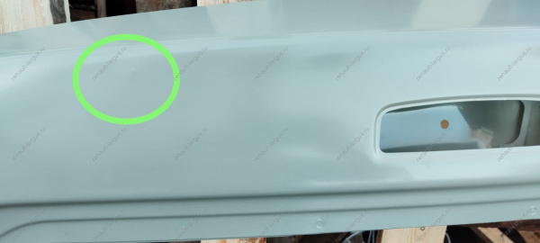 РОЗНИЦА Дверь багажн. новая LADA Largus (FL) NEW лев (с окном, с отв под камеру) ( Один мелкий тычок в верхней части ) Lada