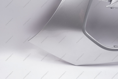 Накладка переднего бампера левая без отвер. под датчик слепой зоны в цвет 691 Платина (Серебристый) LADA Vesta SW Cross NG Lada