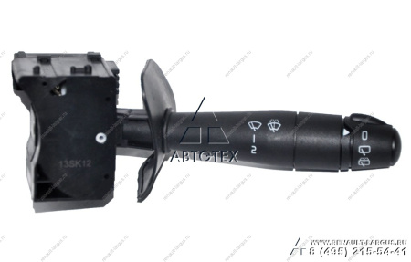 Переключатель RENAULT Logan/Рено Логан подрулевой правый (управление стеклочистителем) бех кнопки борт. комп. Renault