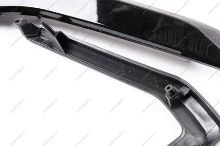 Молдинг переднего бампера к-т 4шт (черный глянец) LADA Vesta FL Россия