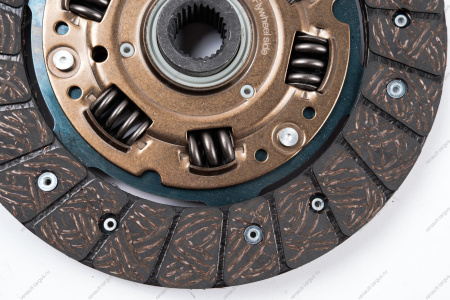 Комплект сцепления Renault Logan, Sandero I/II 1.6 K7M, Lada Largus 1.6 K7M 200 мм, 26 шлицов,трос. привод, с выжимным подшипником (в упак. LECAR) Lada