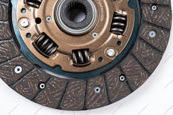 Комплект сцепления Renault Logan, Sandero I/II 1.6 K7M, Lada Largus 1.6 K7M 200 мм, 26 шлицов,трос. привод, с выжимным подшипником (в упак. LECAR) Lada