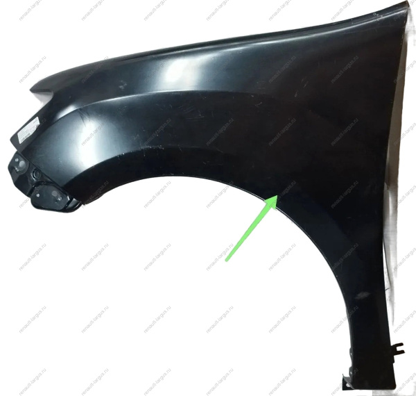 Крыло RENAULT Logan/Рено Логан переднее левое без отв. под повторит. 2014- OEM