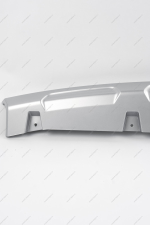 Накладка переднего бампера центральная (цвет серебристый) Lada Largus Cross до 2021г. (ORIGINAL) Lada