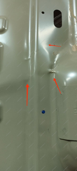 УЦЕНКА Панель задка новая LADA Vesta /LADA Vesta Cross ( Деформация по цетру детали, загиб ребра жесткости ) Lada