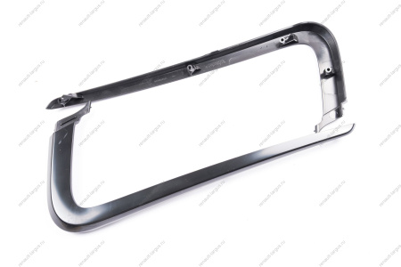 Молдинги LADA Vesta переднего бампера комплект 4 шт.к-т ЧЕРНЫЕ глянец Gamma