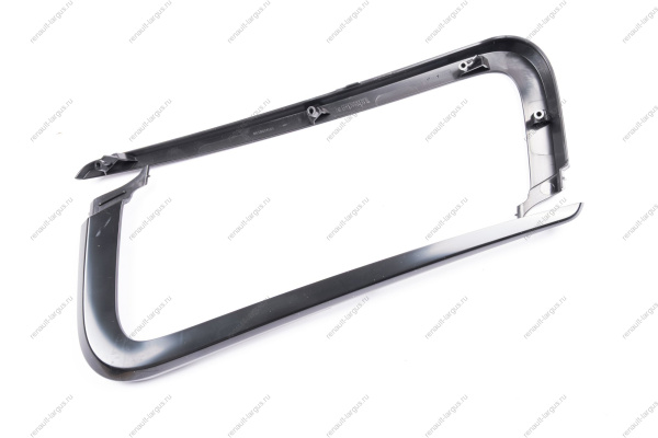 Молдинги LADA Vesta переднего бампера комплект 4 шт.к-т ЧЕРНЫЕ глянец Gamma