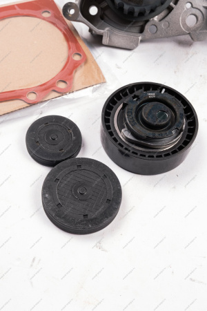 Ремень ГРМ+ ролик 22*D73 (самонатяжной) +водяной насос дв K7M Lada Largus Gates