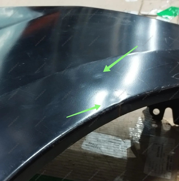 Крыло RENAULT Logan/Рено Логан переднее левое без отв. под повторит. 2014- OEM