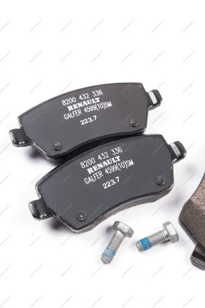 Колодки тормозные передние LADA Vesta/Веста 16 кл К-Т 1коробка с 4 шт. без усиков (c тормозной системой trw)) Renault