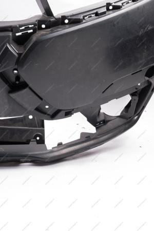 Бампер передний с отверстиями под накладки , с крышкой окна под буксирную проушину (под покраску) LADA Largus Cross (FL) NEW Lada