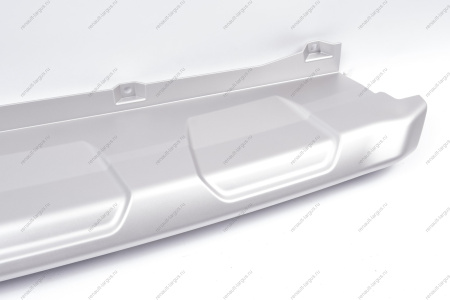 Накладка LADA Largus Cross (FL) NEW переднего бампера центральная (цвет серебристый) Lada