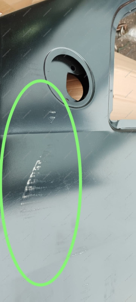 Дверь передняя левая (без отв. под молдинг) LADA Largus/RENAULT Logan 04-13 GAMMA