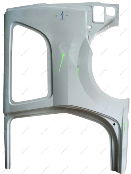 Боковина задняя левая (крыло) (с окном) (катафорезный грунт) LADA Largus/Лада Ларгус (универсал) Lada