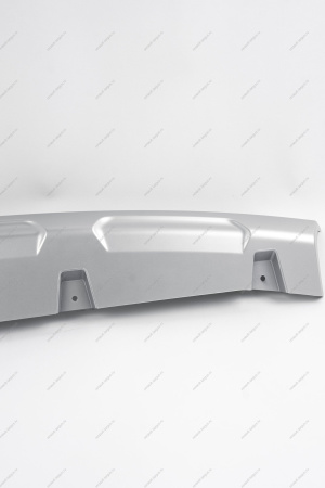 Накладка переднего бампера центральная (цвет серебристый) Lada Largus Cross до 2021г. (ORIGINAL) Lada