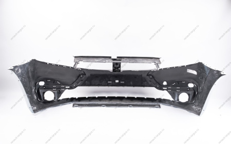 Бампер LADA Largus (FL) NEW передний с буксирной проушиной крашеный в цвет 221 Ледниковый (Белый) Lada