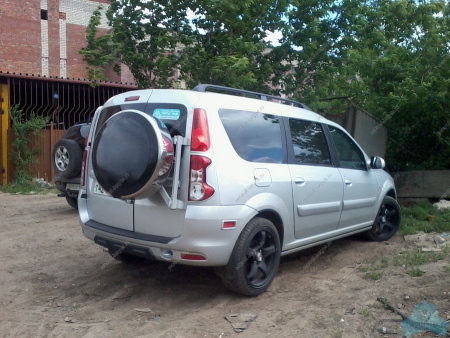 Кронштейн держатель запасного колеса ,Поворотный, LADA Largus/Лада Ларгус цвет серебристый Дополнительное оборудование