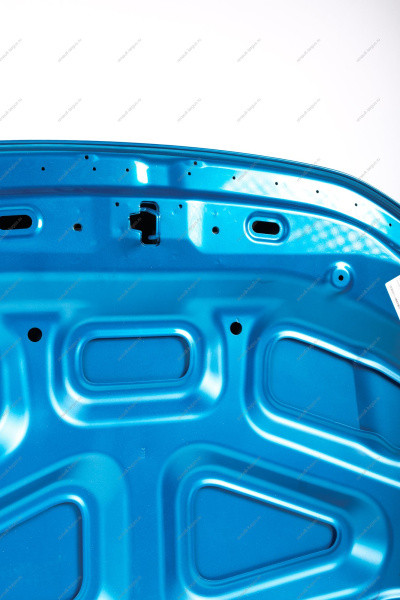 Капот LADA Largus (FL)/Cross (FL) крашеный в цвет 498 Лазурно синий ( Cеребристый темно-синий), герметик только по шву Lada