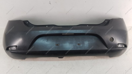 Бампер RENAULT Sandero задний без отв. под датч. парковки 2014- OEM