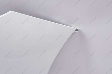 Накладка переднего бампера левая без отвер. под датчик слепой зоны в цвет 221 Ледниковый (белый) LADA Vesta SW Cross NG Lada